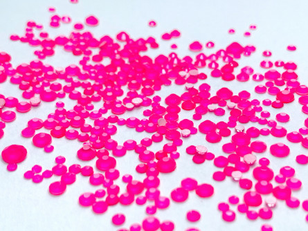 Mix sizes 704 Неон розовый (Electric pink) микс размеров
                  