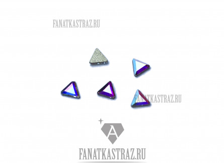  Кристалл АВ Треугольник 3*3 мм 1 шт
                  